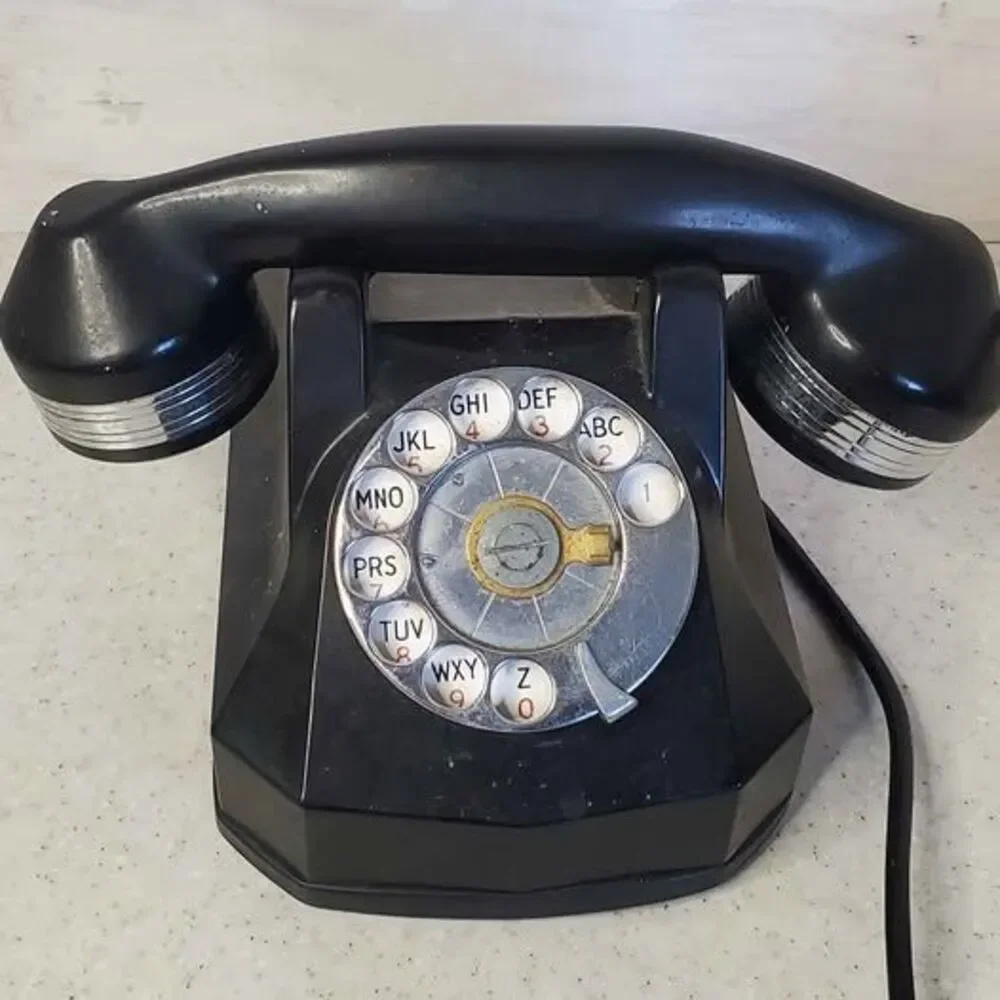 Vintage MCM Monophone Rotary Telephone